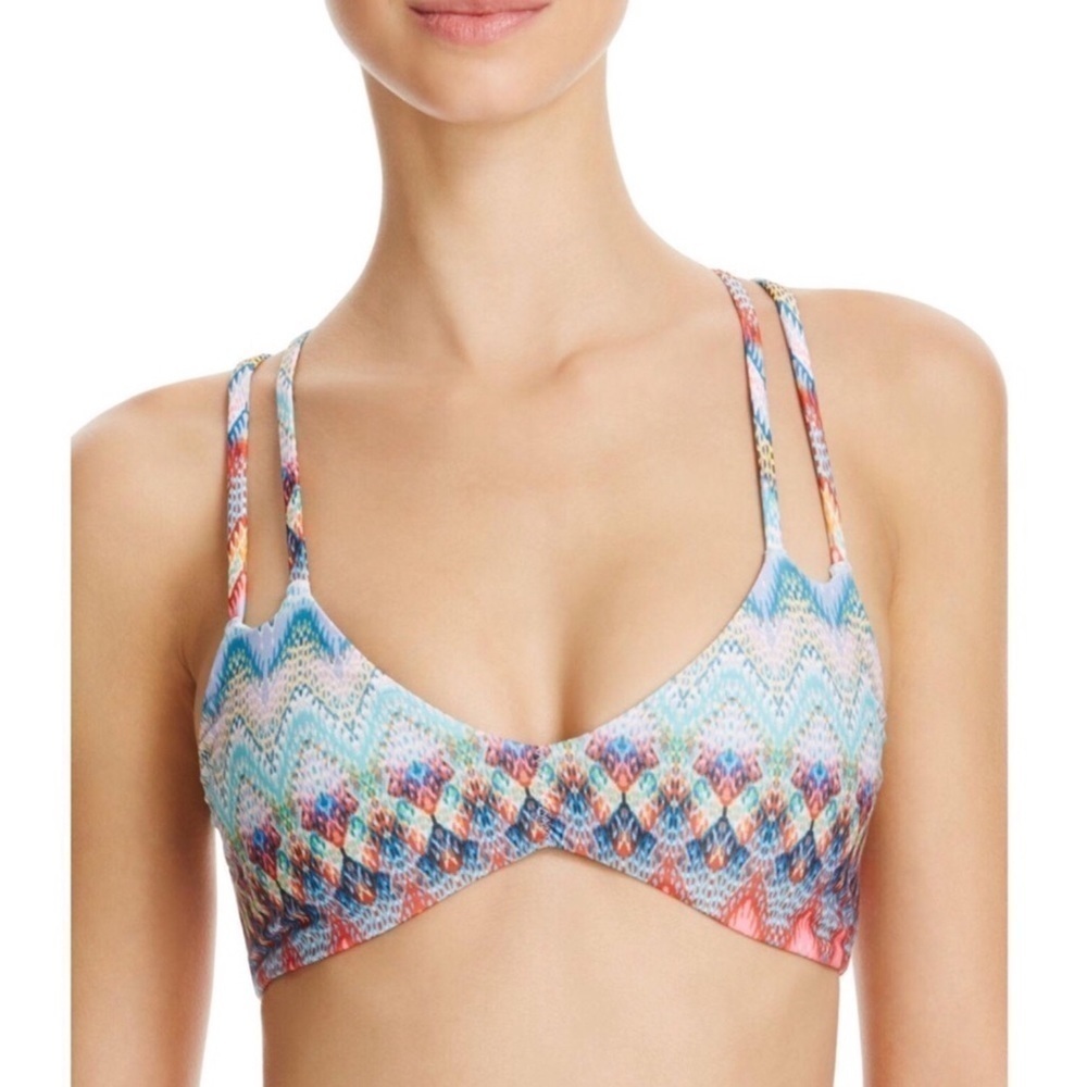 PilyQ Belize Utopia Swim Halter l Size Small